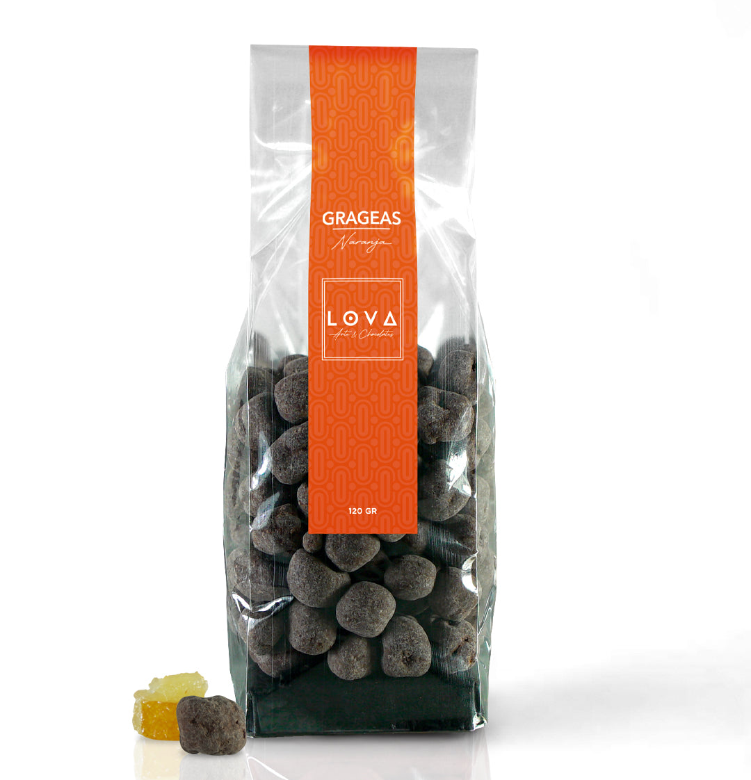 Grageas Sabor Naranja 56% Cacao